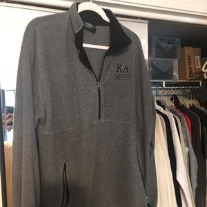 Sorority Letters Quarter Zip Sweatshirt